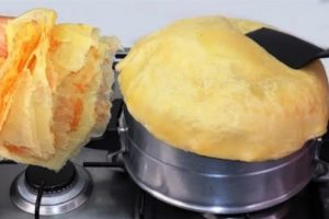 Тонкие слоёные лепёшки на воде и муке
