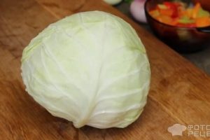 Суп с фаршем и капустой в казане