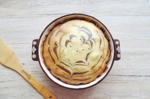 Постный пирог «Зебра»