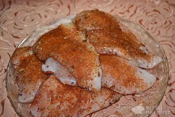 Рецепт: Куринная грудка в томатном соусе с моцареллой — в духовке