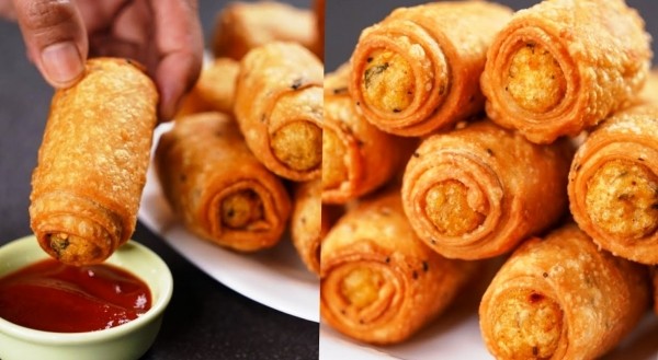 В Макдональдс больше не хожу: готовлю сама дешевле и вкуснее. Картофельные роллы по-домашнему