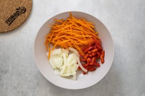 Кабачки по-корейски с соевым соусом