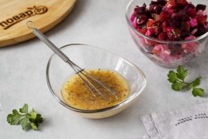 Горчичная заправка для винегрета