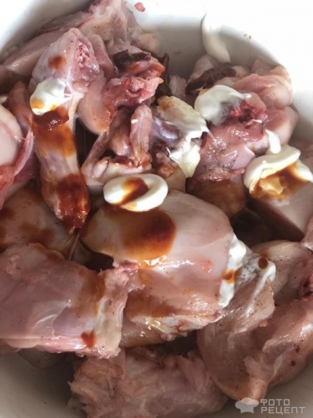 Рецепт: Запеченная курица с картошкой в трехлитровом балоне — В трёхлитровом баллоне.