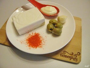 Плавленый сыр с чесноком «Мандаринки»