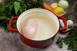 Борщ из крапивы