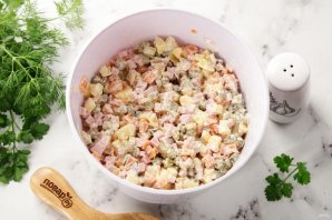 Салат «Пасхальный венок»