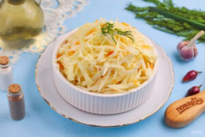 Классическая квашеная капуста в рассоле