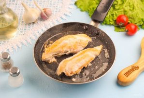 Салат «Цезарь» с майонезом