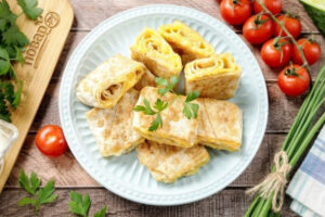 Жареные рулетики из лаваша с сыром
