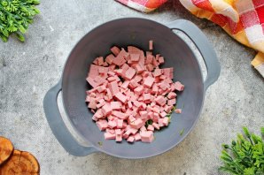 Окрошка со свеклой