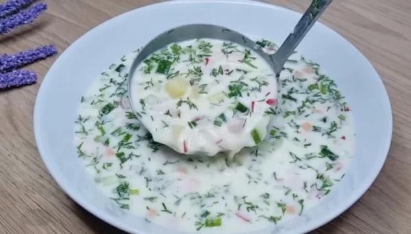 Такую окрошку вы точно не ели: готовлю лучший летний суп без капли кефира и кваса за 5 минут
