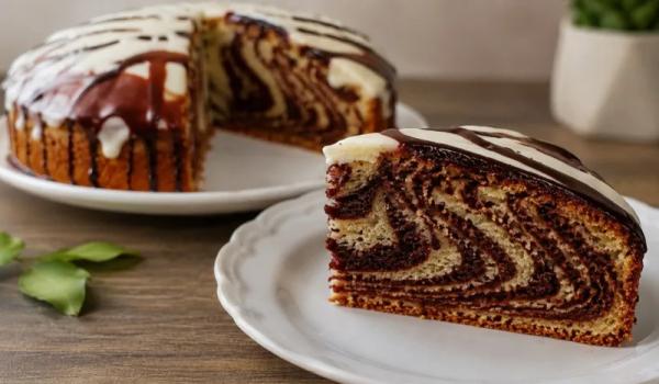 Готовлю «Зебру» по рецепту из 80-х — сметана, какао, крем из сгущенки. Вкуснятина из простых ингредиентов