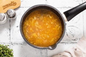 Суп с зеленой гречкой