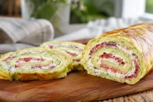 Овощное полотенце с сырной волной: кабачковый ролл, который всегда уходит первым