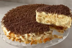 Архитектурный десерт: муссовый торт из печенья-рыбок и нежного сметанного облака
