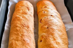 Летний крамбл-рулет с персиками и абрикосами: песочное тесто без раскатки и двойная порция удовольствия