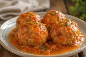 Мясные шарики «Колючки» в бархатном соусе: секрет идеальной текстуры и густой подливы без комочков