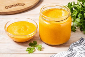 Бархатный овощной дип из печёных корнеплодов